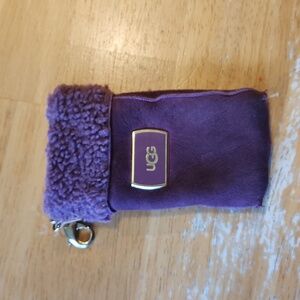 Ugg leather pouch purple